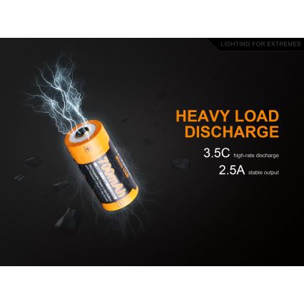 Fenix FERCR123ALIIONUP - 1шт. Акумуляторна батарея USB/3,6V