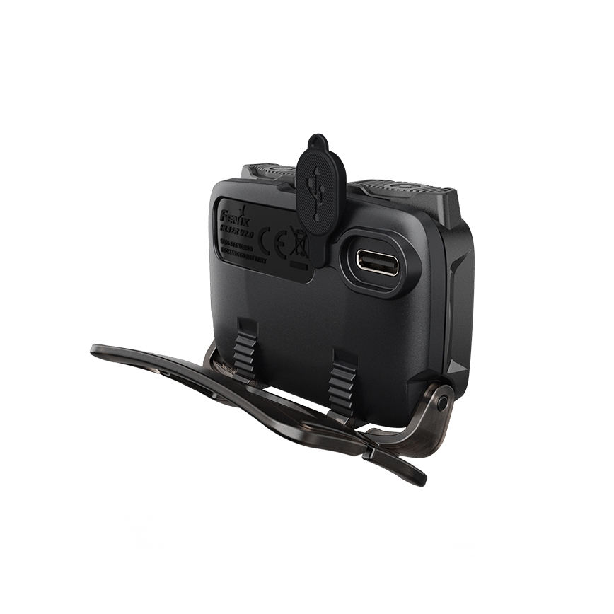 Fenix HL12RV20BLC - регульований перезаряджуваний налобний ліхтар LED/USB 950 mAh IP66 500 лм 112 год чорний