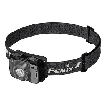 Fenix HL12RV20BLC - перезаряжаемый налобный фонарь с регулировкой яркости LED/USB, 950 мА·ч, IP66, 500 лм, 112 ч, черный