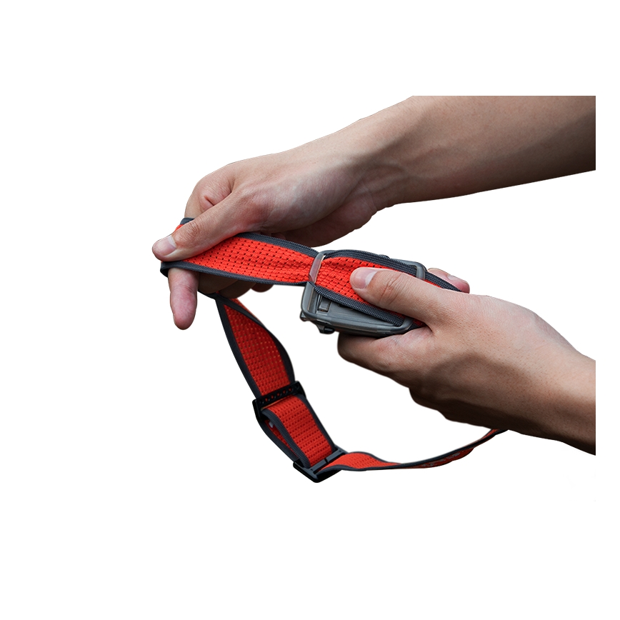 Fenix HL16V2BLK - LED Налобний ліхтар LED/3xAAA IP66 450 лм 200 г чорний/помаранчевий