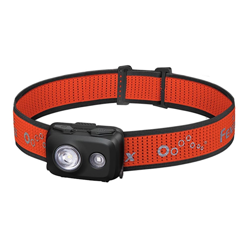Fenix HL16V2BLK - LED Налобний ліхтар LED/3xAAA IP66 450 лм 200 г чорний/помаранчевий