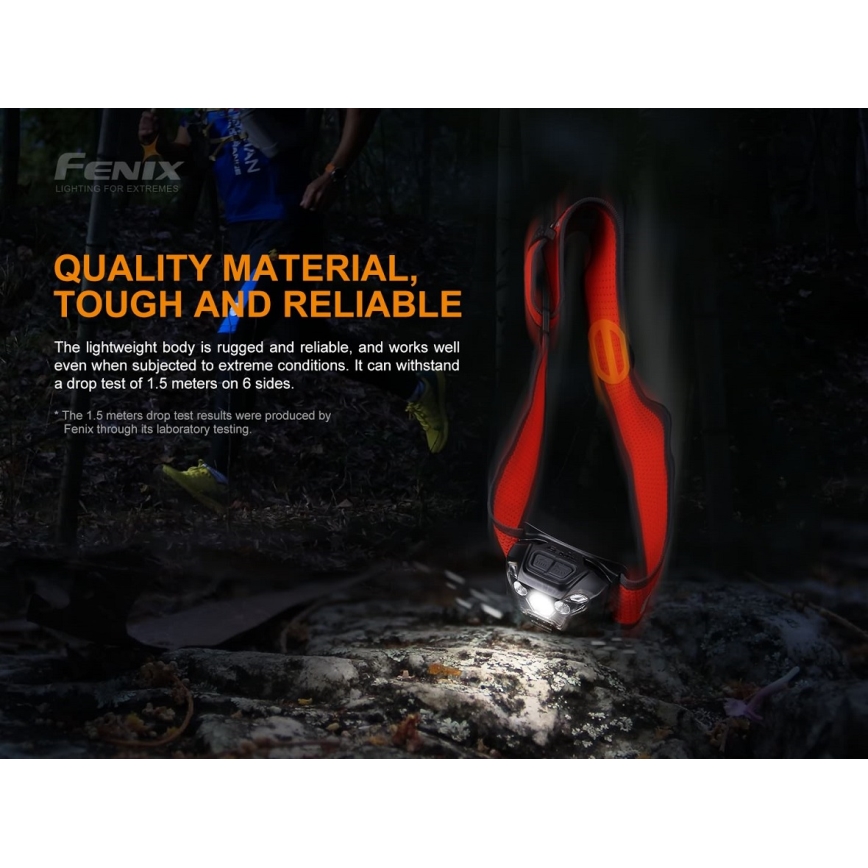 Fenix HL18RTRAIL - Акумуляторний налобний LED ліхтар LED/3xAAA IP66