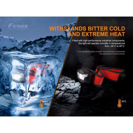 Fenix HL18RTRAIL - Акумуляторний налобний LED ліхтар LED/3xAAA IP66