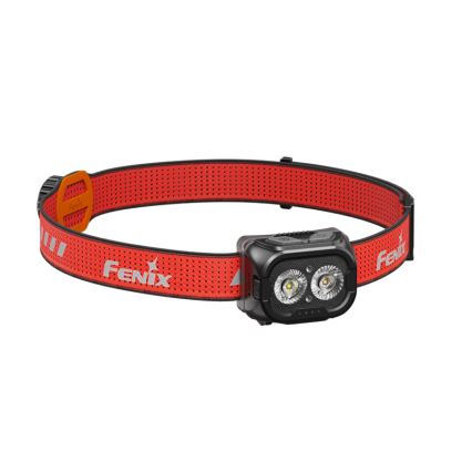 Fenix HL18RTV20BLC - LED Акумуляторний налобний ліхтар з регулюванням яскравості LED/USB/3xAAA IP66 800 лм 160 год. 1900 mAh чорний/помаранчевий