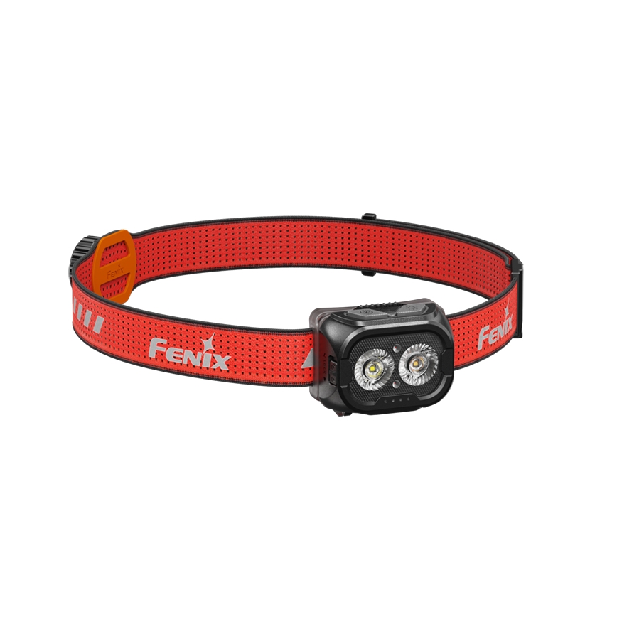Fenix HL18RTV20BLC - LED Акумуляторний налобний ліхтар з регулюванням яскравості LED/USB/3xAAA IP66 800 лм 160 год. 1900 mAh чорний/помаранчевий