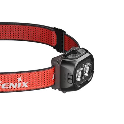 Fenix HL18RTV20BLC - LED Акумуляторний налобний ліхтар з регулюванням яскравості LED/USB IP66 800 лм 160 год. чорний/помаранчевий