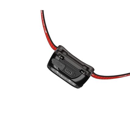 Fenix HL18RTV20BLC - Светодиодный аккумуляторный налобный фонарь с регулированием яркости LED/USB/3xAAA IP66 800 лм 160 ч 1900 mAh черный/оранжевый