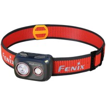 Fenix HL32RTBLCK - Светодиодный аккумуляторный налобный фонарик LED/USB IP66 800 лм 300 ч черный/оранжевый