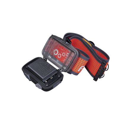 Fenix HL32RTBLCK - Світлодіодний акумуляторний налобний ліхтар LED/USB/3xAAA IP66 800 лм 300 год. 1900 mAh чорний/помаранчевий
