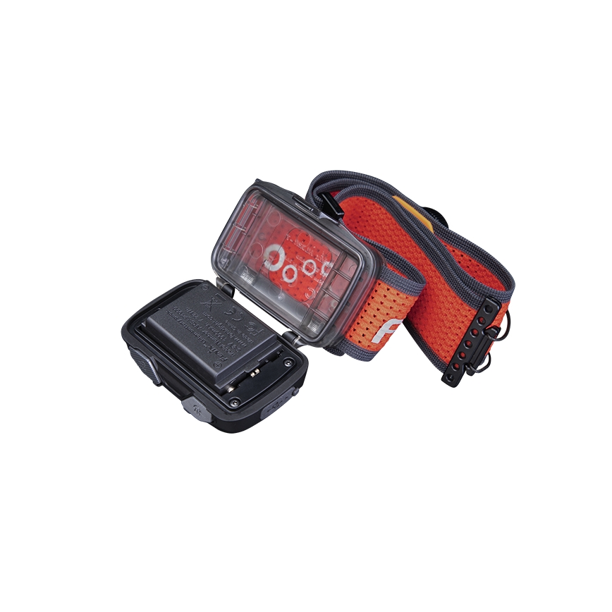 Fenix HL32RTBLCK - Світлодіодний акумуляторний налобний ліхтар LED/USB/3xAAA IP66 800 лм 300 год. 1900 mAh чорний/помаранчевий