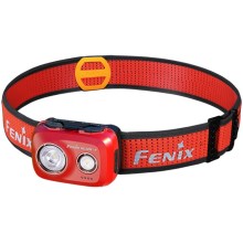 Fenix HL32RTRED - Светодиодный аккумуляторный налобный фонарик LED/USB IP66 800 лм 300 ч красный/оранжевый