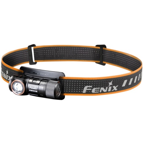 Fenix HM50RV20 - Светодиодный аккумуляторный налобный фонарь 3xLED/1xCR123A IP68
