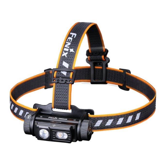 Fenix HM60R - Светодиодный аккумуляторный налобный фонарь с регулированием яркости 4xLED/USB/2xCR123A IP68 1300 блестящий 300 ч 3400 mAh