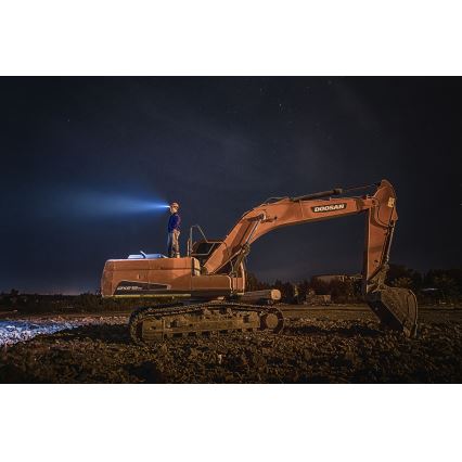 Fenix HM61R - Акумуляторний налобний LED ліхтар 3xLED/2xCR123A IP68