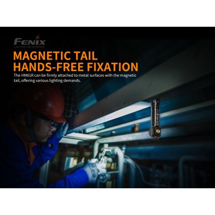 Fenix HM61R - Акумуляторний налобний LED ліхтар 3xLED/2xCR123A IP68