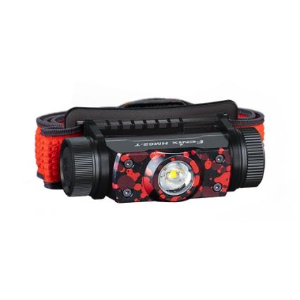 Fenix HM62TMGM - Светодиодный аккумуляторный налобный фонарь с регулированием яркости LED/USB IP68 1200 блестящий 280 ч 3400 mAh