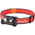 Fenix HM65RDTBLC - Светодиодный аккумуляторный налобный фонарик LED/USB IP68 1500 лм 300 ч черный/оранжевый
