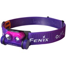 Fenix HM65RDTNEB - Светодиодный аккумуляторный налобный фонарик LED/USB IP68 1500 лм 300 ч фиолетовый/розовый