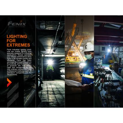 Fenix HM70R - Світлодіодний акумуляторний налобний ліхтар 4xLED/1x21700 IP68 1600 лм 800 год 5000 mAh