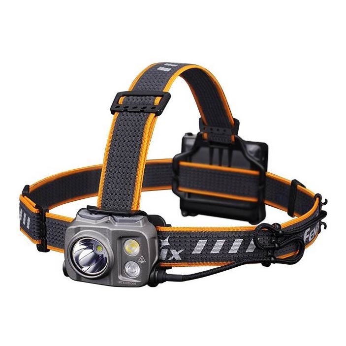 Fenix HP16R1250 - Світлодіодний акумуляторний налобний ліхтар 3xLED/USB 4xAA IP66 1250 лм 600 год. 3000 mAh