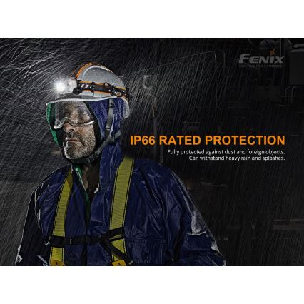 Fenix HP16R1250 - Світлодіодний акумуляторний налобний ліхтар 3xLED/USB 4xAA IP66 1250 лм 600 год. 3000 mAh