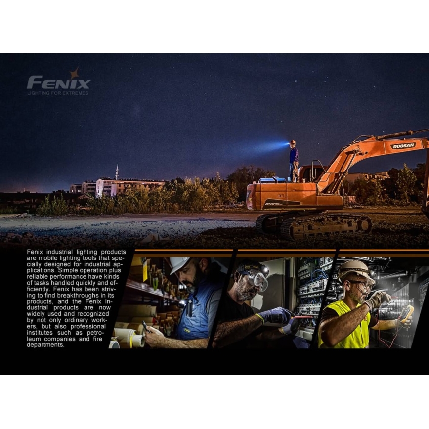Fenix HP25RV20 - Акумуляторний налобний LED ліхтар з регулюванням яскравості 3xLED/1x21700 IP66 1600 lm 800 h