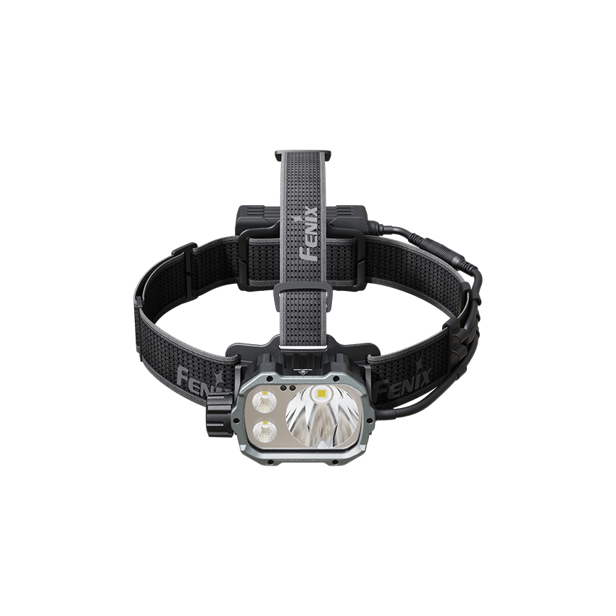 Fenix HP35R - налобний ліхтар LED з регульованою яскравістю, USB-заряджуваний, 5000 mAh, IP66, 4000 лм, 500 год, чорний