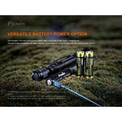 Fenix LD22V20 - Светодиодный аккумуляторный фонарик LED/USB IP66 800 lm 220 часов