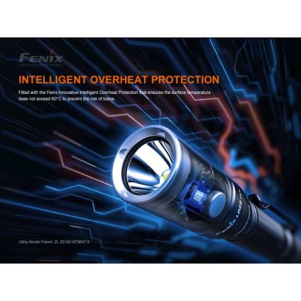 Fenix LD22V20 - Светодиодный аккумуляторный фонарик LED/USB IP66 800 lm 220 часов