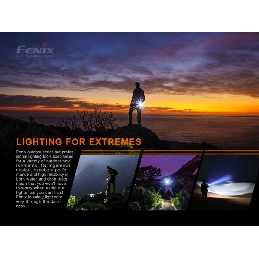 Fenix LD22V20 - Светодиодный аккумуляторный фонарик LED/USB IP66 800 lm 220 часов