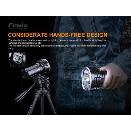 Fenix LR50R - Светодиодный аккумуляторный фонарь 4xLED/USB IP68