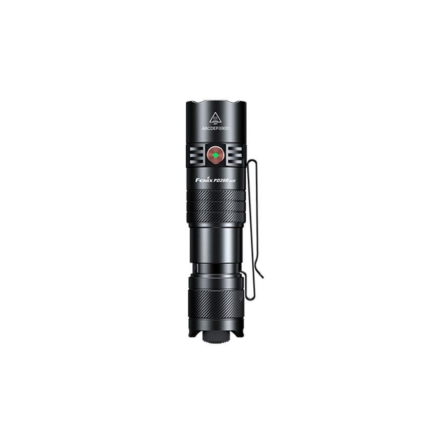 Fenix PD26RACE - диммируемый перезаряжаемый LED-фонарь LED/USB 1600 mAh IP68 1300 лм 556 ч чёрный