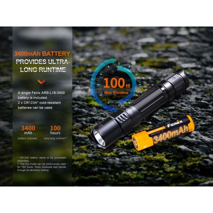 Fenix PD35R - Светодиодный аккумуляторный фонарик LED/USB IP68 1700 лм 100 ч