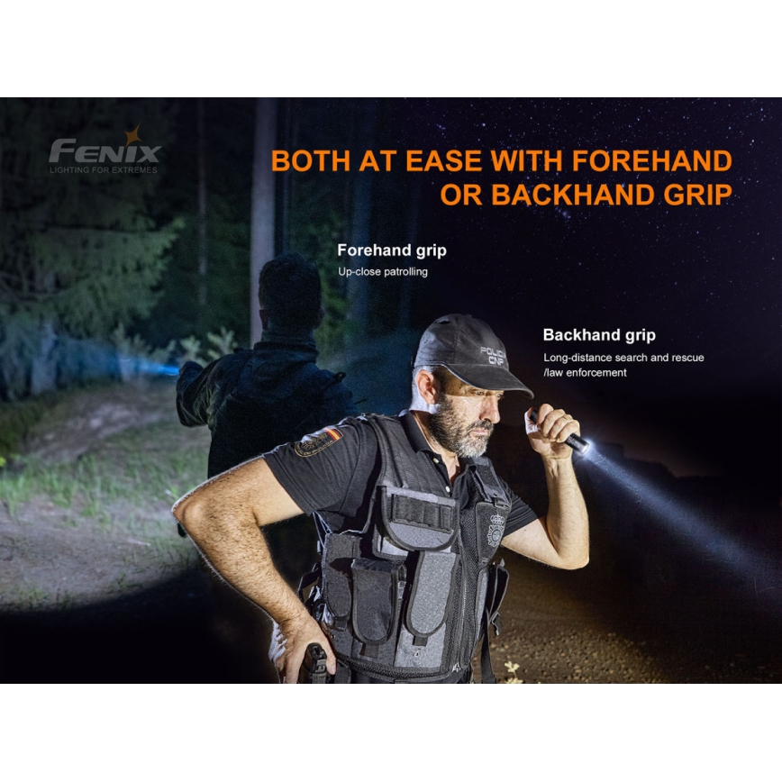 Fenix PD35V30 - Світлодіодний акумуляторний ліхтарик LED/USB/2xCR123A IP68 1700 лм 230 год. 2600 mAh