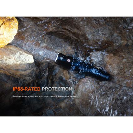 Fenix PD36RACE - регульований перезаряджуваний ліхтар LED/USB 5000 mAh IP68 3000 lm 63,45 год чорний