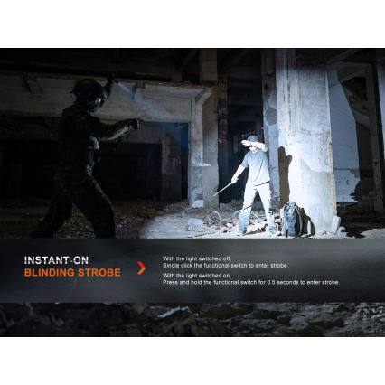 Fenix PD36RPRO - LED Тактичний акумуляторний ліхтарик LED/USB IP68 2800 лм 42 год. 5000 mAh