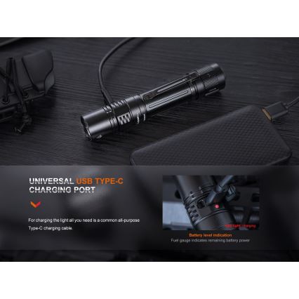 Fenix PD36RPRO - LED Тактичний акумуляторний ліхтарик LED/USB IP68 2800 лм 42 год. 5000 mAh