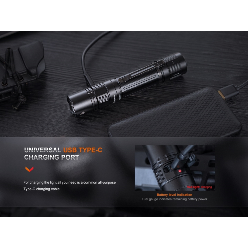Fenix PD36RPRO - LED Тактичний акумуляторний ліхтарик LED/USB IP68 2800 лм 42 год. 5000 mAh
