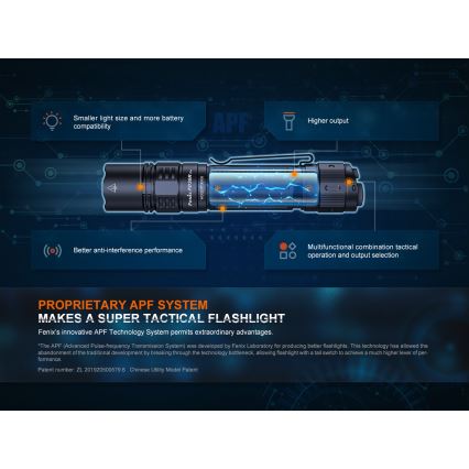 Fenix PD36RPRO - LED Тактичний акумуляторний ліхтарик LED/USB IP68 2800 лм 42 год. 5000 mAh