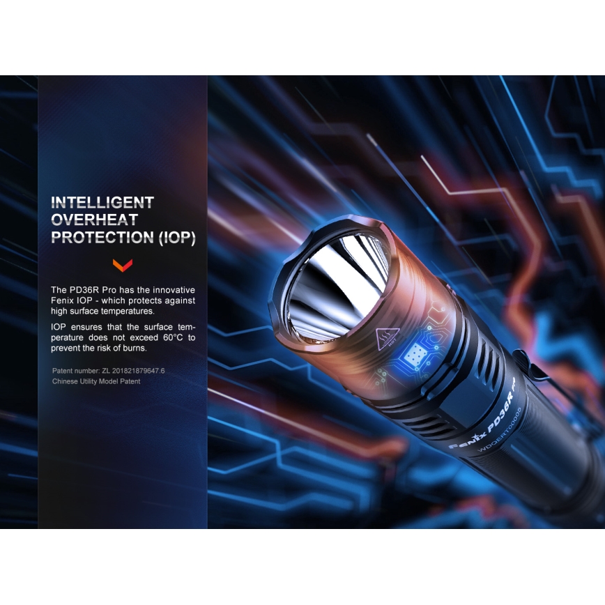 Fenix PD36RPRO - LED Тактичний акумуляторний ліхтарик LED/USB IP68 2800 лм 42 год. 5000 mAh