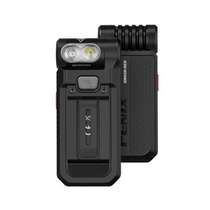 Fenix SW05RREDBLC - LED Акумуляторний ліхтарик з регулюванням яскравості LED/USB IPX6 150 лм 49 год чорний