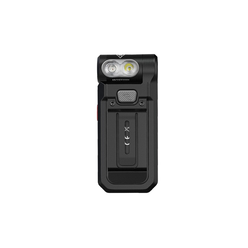 Fenix SW05RREDBLC - LED Акумуляторний ліхтарик з регулюванням яскравості LED/USB IPX6 150 лм 49 год чорний