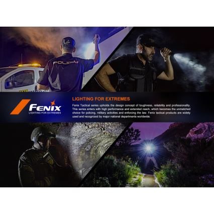 Fenix SW05RUVBLC - LED Акумуляторний ліхтарик з регулюванням яскравості LED/USB IPX6 150 лм 49 год чорний