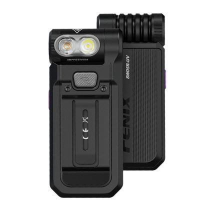 Fenix SW05RUVBLC - LED Акумуляторний ліхтарик з регулюванням яскравості LED/USB IPX6 150 лм 49 год чорний