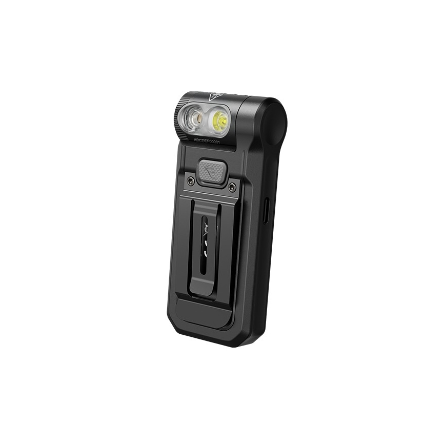 Fenix SW05RUVBLC - LED Акумуляторний ліхтарик з регулюванням яскравості LED/USB IPX6 150 лм 49 год чорний
