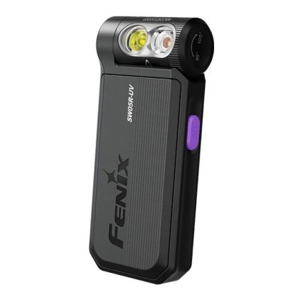 Fenix SW05RUVBLC - LED Акумуляторний ліхтарик з регулюванням яскравості LED/USB IPX6 150 лм 49 год чорний