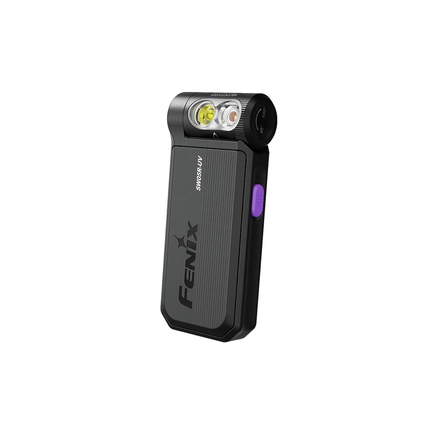 Fenix SW05RUVBLC - LED Акумуляторний ліхтарик з регулюванням яскравості LED/USB IPX6 150 лм 49 год чорний