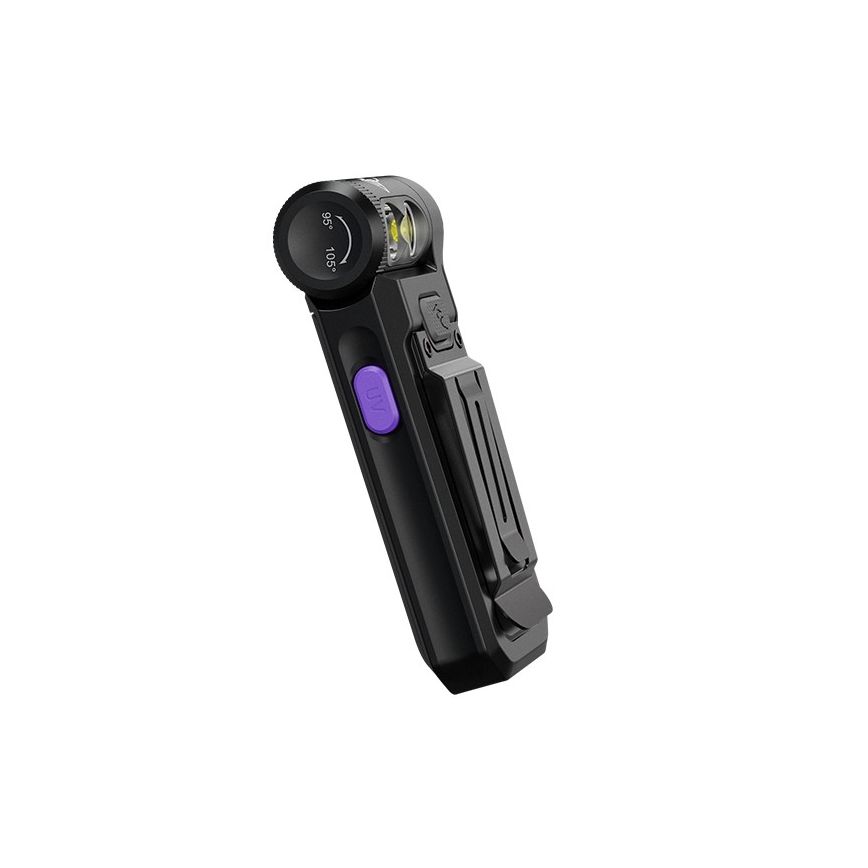 Fenix SW05RUVBLC - LED Акумуляторний ліхтарик з регулюванням яскравості LED/USB IPX6 150 лм 49 год чорний