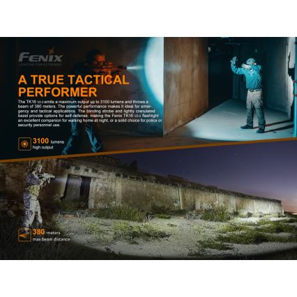 Fenix TK16V20 - Акумуляторний LED ліхтар LED/1x21700 IP68