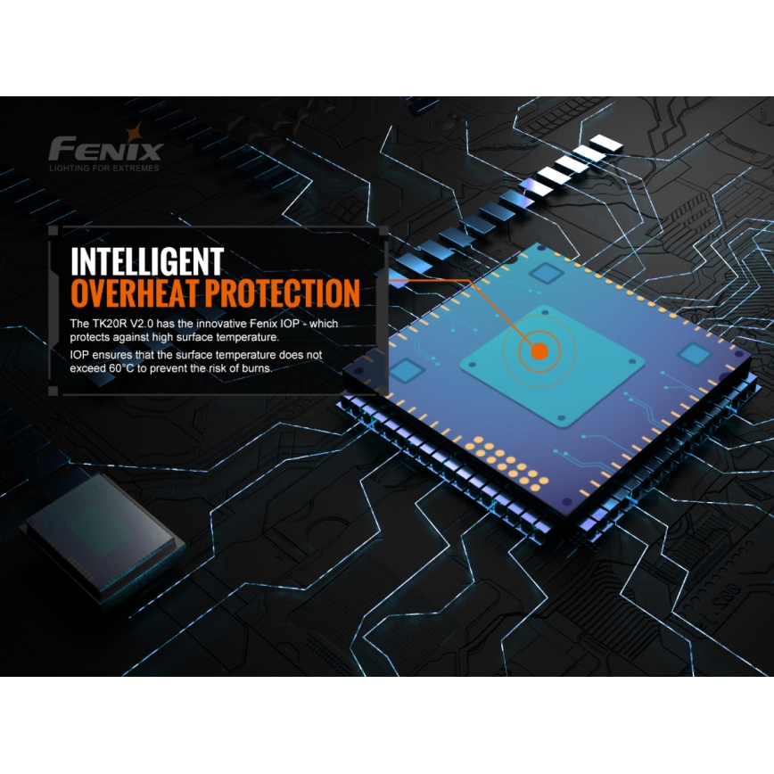 Fenix TK20RV20 - Светодиодный тактический аккумуляторный фонарь LED/USB IP68 3000 лм 48 часов